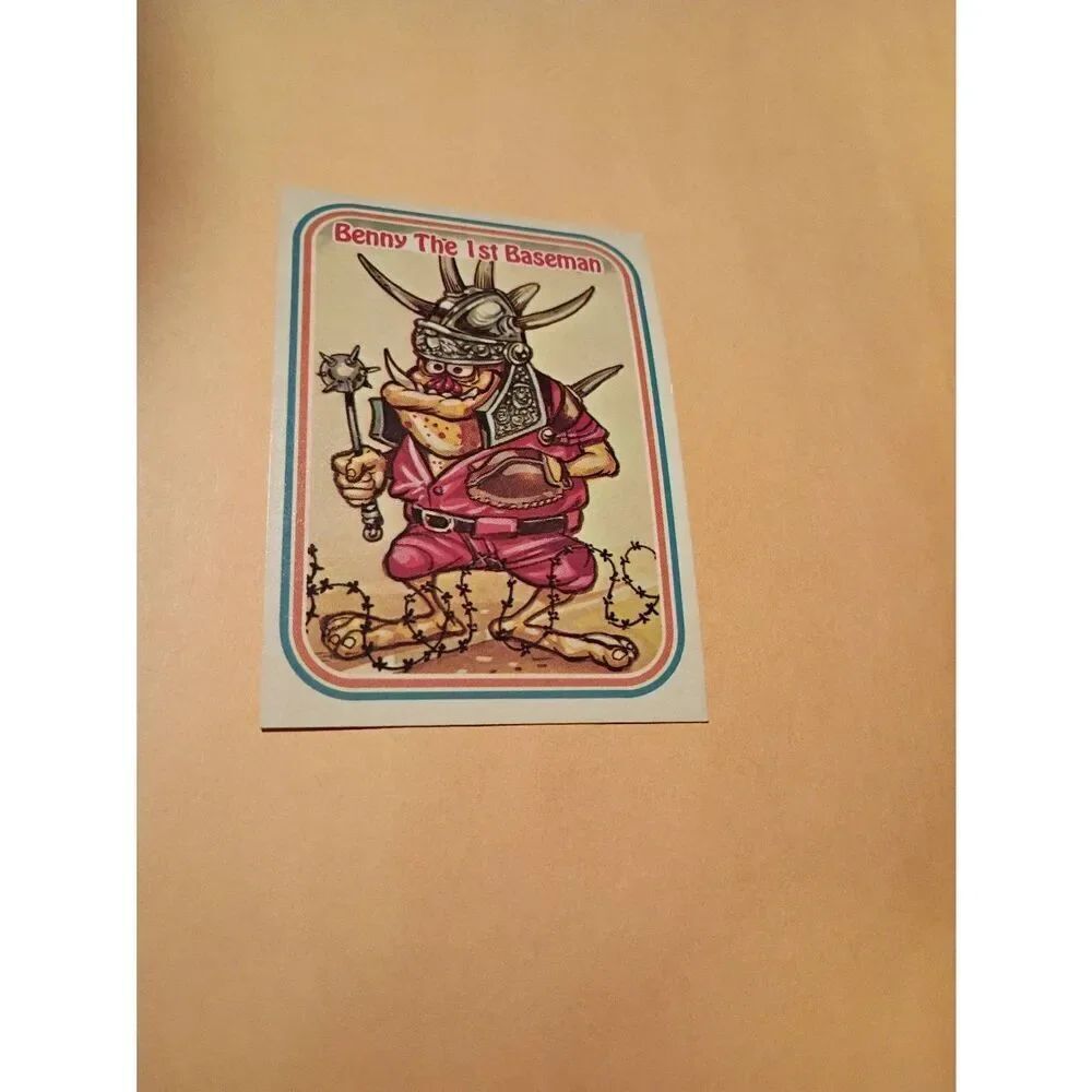 1988 Leaf Awesome All Stars Trading Card 51 Benny 1st Baseman Baseball Parody